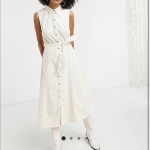 NWT Object Denim midi shirt dress